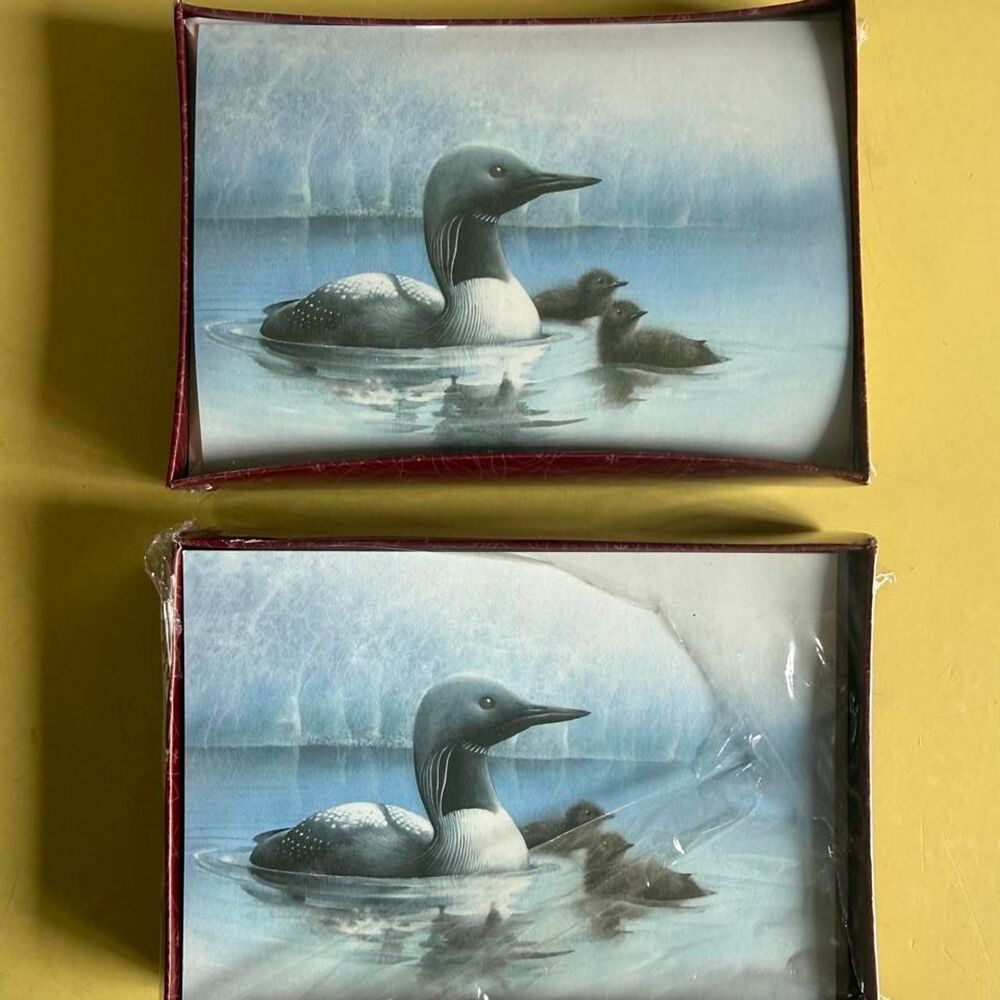 Vintage duck holiday cards